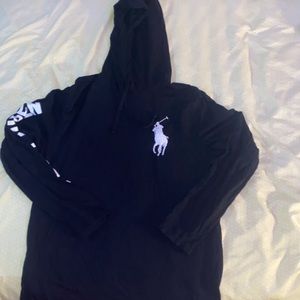 Black and white polo Ralph Lauren long sleeve T-shirt